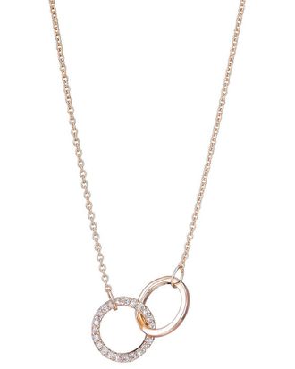 Adornia Adornia 14K Rose Gold Plated Cz Adjustable Paves Necklace