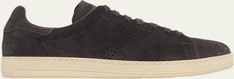Tom Ford Mens Warwick Suede Low-Top Sneakers