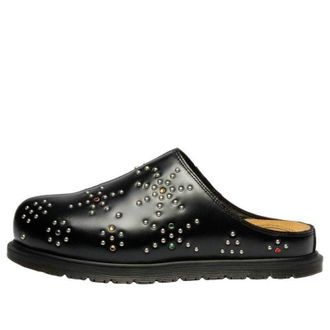 Dr. Martens San Leather Studded Mules Black 42449001