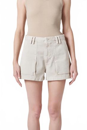 A Gold E Kiva Cargo Short In Beige