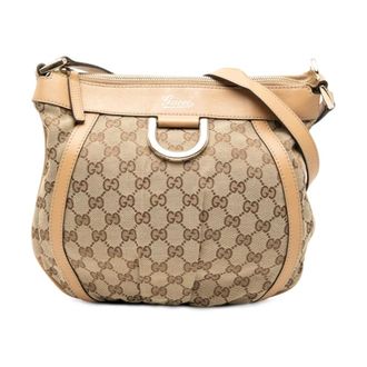 Gucci Pre-owned Cross Body Bags, female, Brown, Size: ONE SIZE Pre-owned Signature Pattern Crossbody Bag