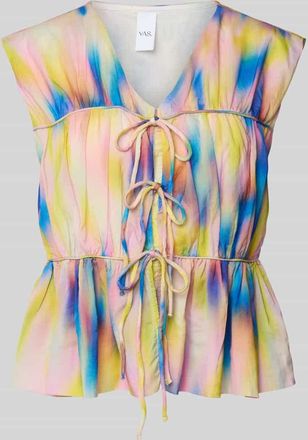 Vero Moda Relaxed Fit Blusentop mit Schnürverschluss Modell VIRANO in Pink, Größe 36