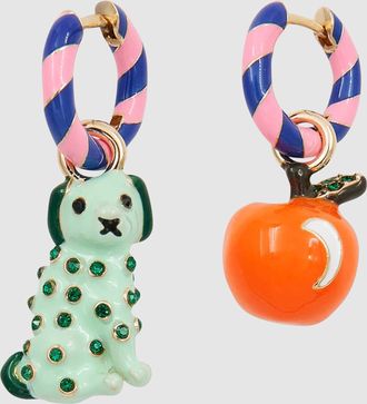 Essentiel Boucles dOreilles Juppy Bleu Rose