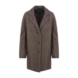 Aspesi Dames, Mantels, Bruin, Maat: XS Wol