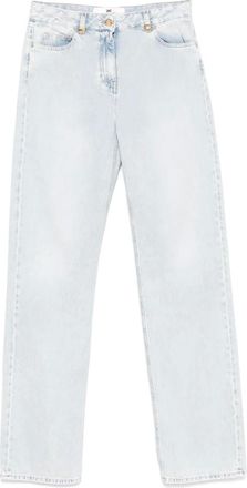 Elisabetta Franchi Dames, Jeans, Blauw, Maat: W32 Katoen