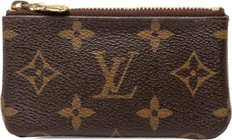 Louis Vuitton Brown Pvc Leather Coin Purse/Coin Case (Pre-Owned)