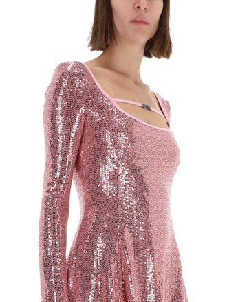 Versace Jeans Couture Sequined Dress - Pink