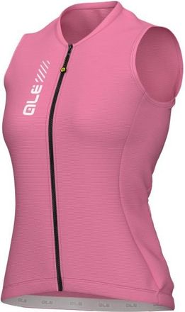 Al&eacute; Color Block Sleeveless Jersey Velo Singlet f&uuml;r Damen | rosa
