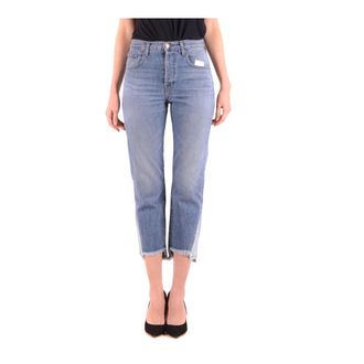 J Brand Jeans - Dames - Cropped Jeans - Blauw - W25 - Denim - Jeans