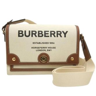 Burberry Pre-owned Cross Body Bags, female, Beige, Size: ONE SIZE Pre-owned Vintage Shoulder Bag