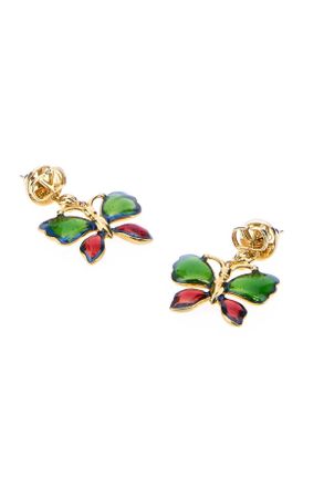 Valentino Garavani Butterfly Charm Earrings - Gold