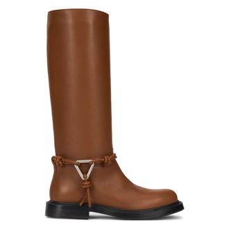 Bottega Veneta High Boots, female, Brown, Size: 10 US Leather boots