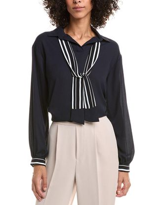 Joseph Ribkoff Chiffon Blouse