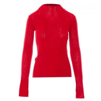 Pinko Jumpers - female - PINKO - Turtlenecks - Red - XS - Knitwear