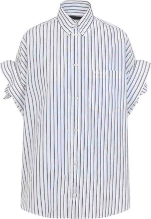 Balenciaga Tucked Sleeve Shirt