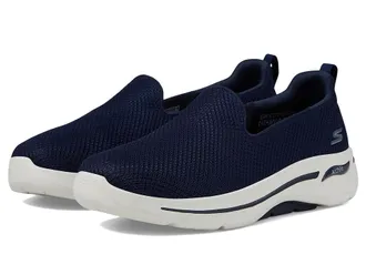 Skechers Go Walk Arch Fit Womens Shoes Navy/White : 8.5 B - Medium, Textile
