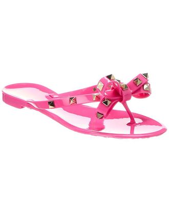 Valentino Rockstud Flat Sandal