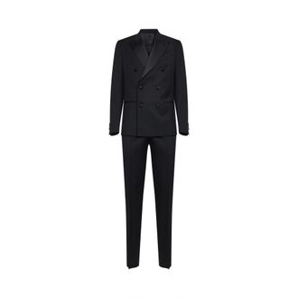 Lardini Heren, Pakken, Zwart, Maat: 2XL