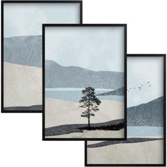 OEM Conjunto De Carteles De Pared Cuadros De Pared Para Sal&oacute;n Despacho Conjunto 30x40