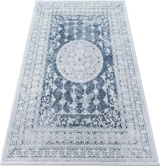 RugsX Rugsx - Alfombra Acr&iacute;lica Valencia 2328 Ornament Azul/marfil Blue 80x150 Cm