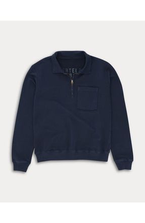 Fortela Cotton Zip-Up Sweatshirt in Navy Blue at Nordstrom, Size Xx-Large Eu