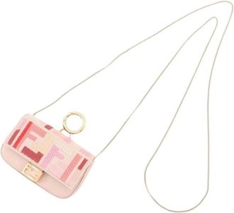 Fendi Pre-owned Handbag Charm - Dames - Vintage Mini Tas - Roze - ONE Size - Vintage