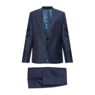 Paul Smith Single Breasted Suits, male, Blue, Size: 2XL Tailored Fit Two-Button Suit