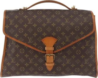 Louis Vuitton Beverly Monogram Canvas Brown Canvas Handbag (Pre-Owned)