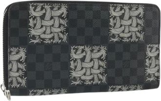 Louis Vuitton Pre-owned Wallets, female, Black, Size: ONE SIZE Pre-owned Canvas Wallet