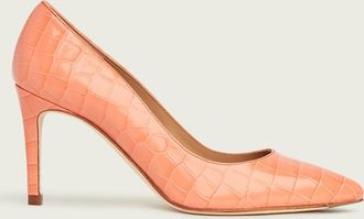 L.k. Bennett Womens Floret Closed Courts, Apricot - Coral - Size UK 4