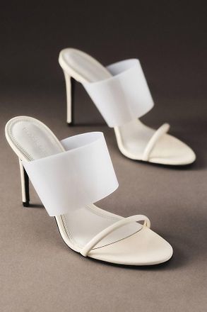 Black Suede Studio Nebula Mule Heels