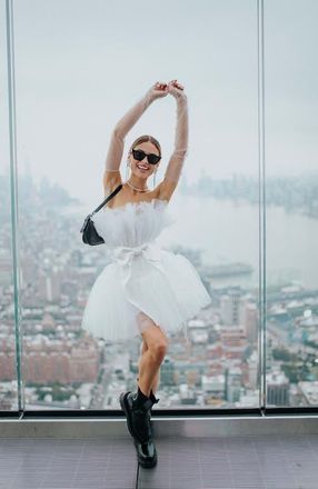 Untamed Petals Valiant Sheer Gloves in Ivory at Nordstrom, Size Medium