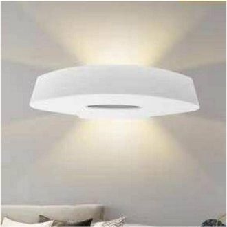 Trade Shop Trade Shop Traesio - Trade Shop - Applique Parete Gesso Ip20 Doppia Emissione Verniciabile Led Attacco R7s Gs-e75