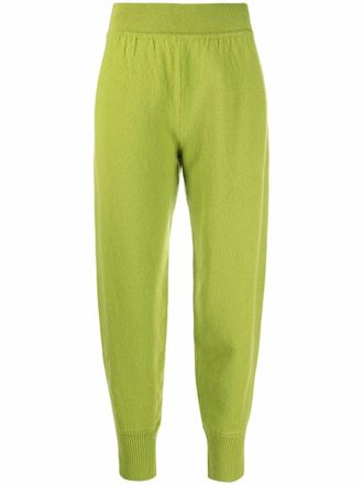 Alberta Ferretti Joggers con dettaglio a coste - Verde