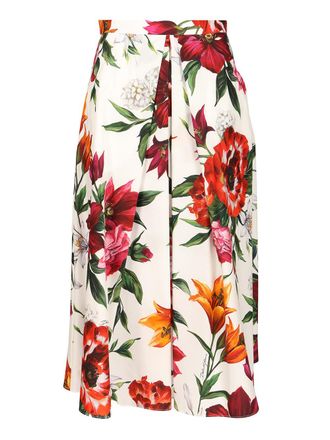 Dolce & Gabbana Pleated Skirt Gonne Multicolor-Donna