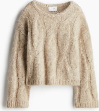 H&M Pullover aus Mohairmix - Beige