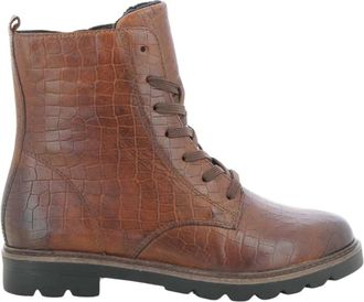 Remonte Dames Cognac Schoenen Stijlvol Model - Dames - Veterlaarzen - Bruin - 40 EU - Schoenen