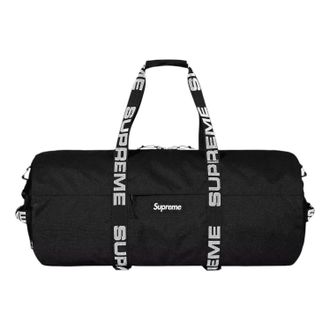 SUPREME Large Duffle Bag SS18 Black SS18B6