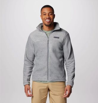 Columbia Fleecejacke COLUMBIA STEENS MOUNTAIN FULL ZIP 2.0, Gr. XXL (56), light grau heather, Fleece, Obermaterial: 100% Polyester, unifarben, h&uuml;ftbedeckend, e
