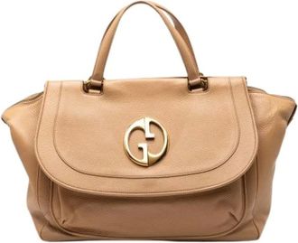 Gucci Pre-owned Handbags, female, Brown, Size: ONE SIZE Pre-owned Vintage Handbag