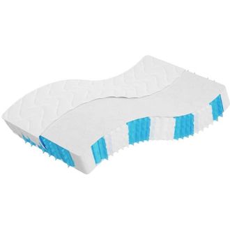 vidaXL Vidaxl - Materasso a Molle Insacchettate Medio Rigido 140x190 cm