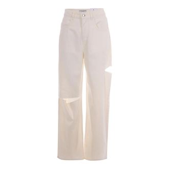 Icon Denim Los Angeles Wide Jeans, female, White, Size: W24 Poppy Wide Leg Jeans