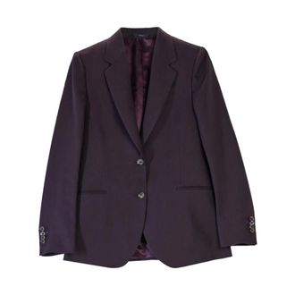 Paul Smith Blazers, female, Purple, Size: XS Giacca Lino