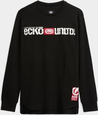 Ecko Legacy Thermal Long Sleeve Shirt in Black at Nordstrom, Size Medium L