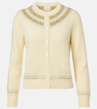 D&ocirc;en D&ocirc;en Olympe Fair Isle wool-blend cardigan