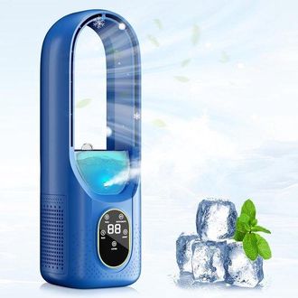 OEM Ventilador Enfriador De Aire - Aire Acondicionado Personal - Refrigeraci&oacute;n Personal - Funci&oacute;n 3 En 1 - 24 X 15 X 15 Cm - Blanco