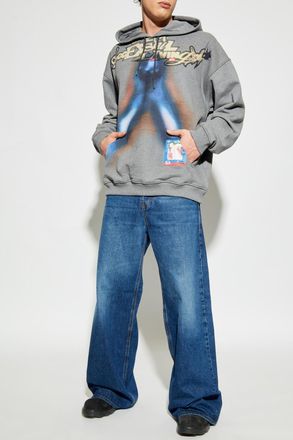 Diesel Hoodie S-BOXT-HOOD-V4, Mens, Grey