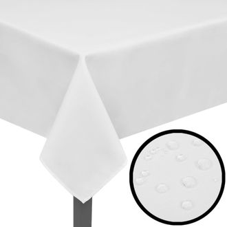 vidaXL 5 Manteles Blancos 100 X 100 Cm Vidaxl Blanco