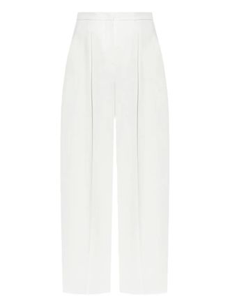 Max Mara pleated trousers - White