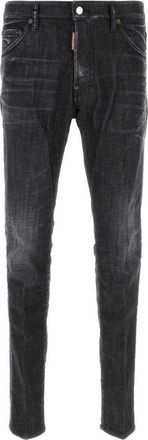 Dsquared2 Black stretch denim Cool Guy jeans